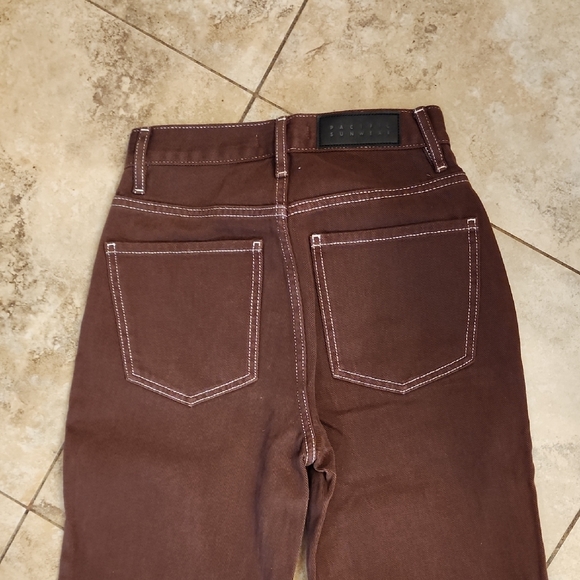 Women’s Brown Jeans - Pacsun Dad Jean - Picture 2 of 2